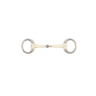 Olive bit for horse and bridle single joint Soyo Happy mouth racing "mullen"
