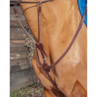 Luxury horse hunting collar with bridge T de T