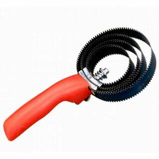 Round metal Curry Comb with American handle Tattini