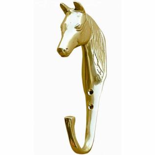 Brass flange holder horse head sculpture Tattini