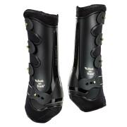 Front work boots gaiters on Track royal
