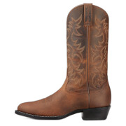 Leather western boots Ariat Heritage R Toe