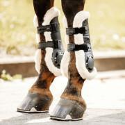 Synthetic sheepskin lined horse boots Back on Track Airflow