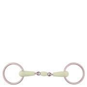 Double stainless steel horse bits BR Equitation Apple Mouth