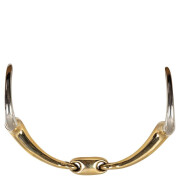 Curved olive bit for double-breasted horses BR Equitation Soft Contact