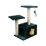 Cat scratching post with 2 towers and cabin BUBU Pets