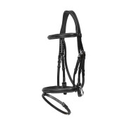 English-combined riding halter with snap cheeks Dy’on