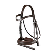 English-combined riding bridle, wide noseband Dy’on