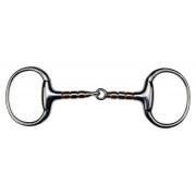 Olive bit rings with rollers for horses Feeling
