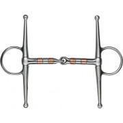 Horse bit with satin stainless steel rollers Feeling