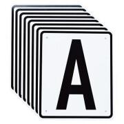 Set of 8 dressage letter plates Horka