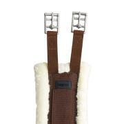 Neoprene girth with non-removable faux fur for horses Horze Kyiv