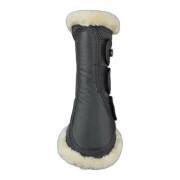 Closed front horse gaiters with fur and tendon protection Horze Lincoln