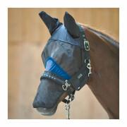 Anti-fly mask for fine horses with nosepiece Kavalkade