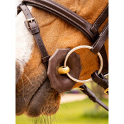 Two-ring rubber horse bit LeMieux