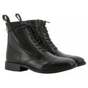 Boots leather riding boots with zip and laces Norton Metal
