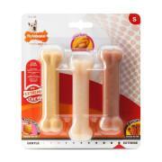 Set of 3 dog toys Nylabone Extreme Chew - 1 Extreme Chew - Peanut Butter / 1 Extreme Chew - Original S