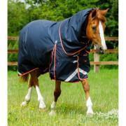 Waterproof outdoor horse blanket with neck cover Premier Equine Buster 100 g