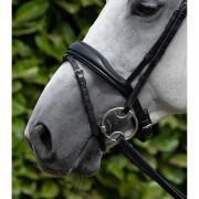 3 effects double break bit in soft iron with alloy rhombus Premier Equine