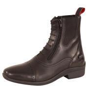 Leather riding boots with double front zipper Premiere Jodhpur Oklahoma