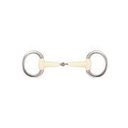 Olive bit for horses with single flat rings Soyo Happy mouth