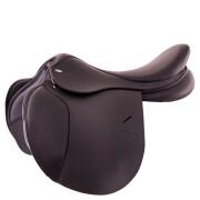 Leather jumping saddle for horses Tekna S-Line QC