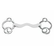 Pessoa bit for straight barrel horse with tongue hole Winderen
