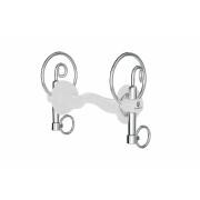 Swales bits for short-legged horses with straight barrel, tongue hole and washers Winderen