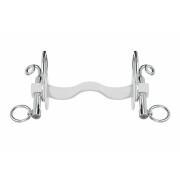 Swales bits for short-legged horses with straight barrel, tongue hole and washers Winderen